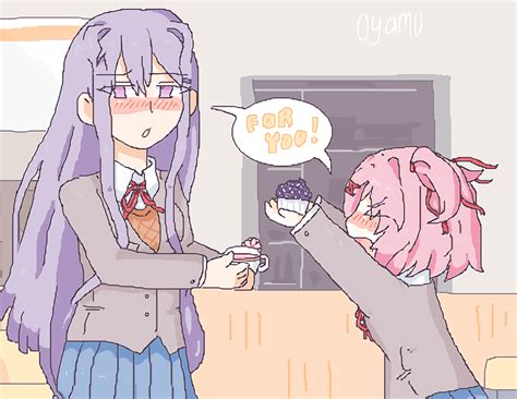 Natsuki And Yuri Want To Give Each Other Ts Theyre Such Great