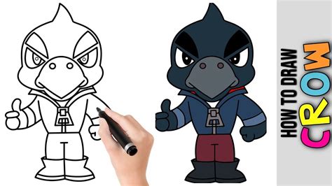 Check out our brawl stars leon selection for the very best in unique or custom, handmade pieces from our clothing sets shops. How To Draw Crow From Brawl Stars ★ Cute Easy Drawings ...