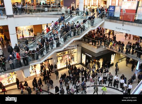 Inside Crowded Mall