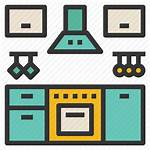 Kitchen Icon Cuisine Furniture Decor Icons Cooking
