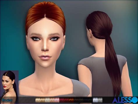 The Sims Resource Rocket Hairstyle By Alesso Sims 4 Hairs