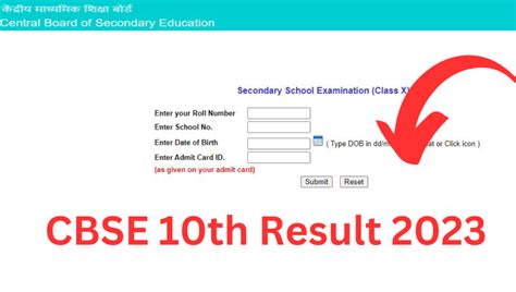 Out CBSE 10th Result 2023 Check Online Results Cbse Nic In APSBB