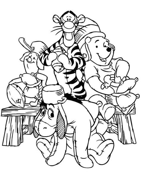 Tigger And Friends Coloring Page Coloring Sun Disney Coloring Pages