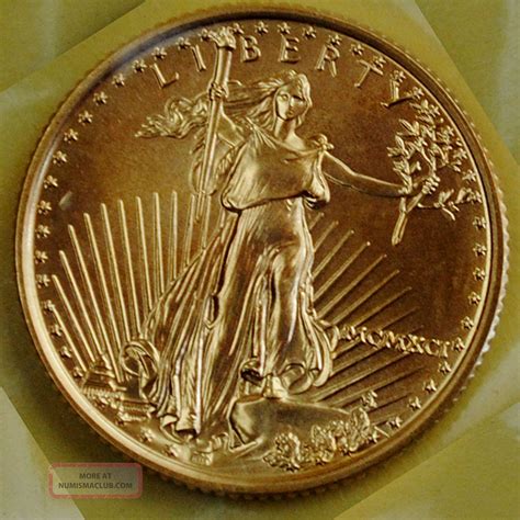 1991 American Gold Eagle 14 Oz 99 999 Pure Gold Coin Bullion 10