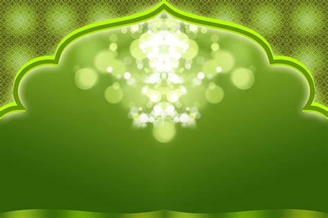 Download Islamic Background Wallpaper Green Presentation Background