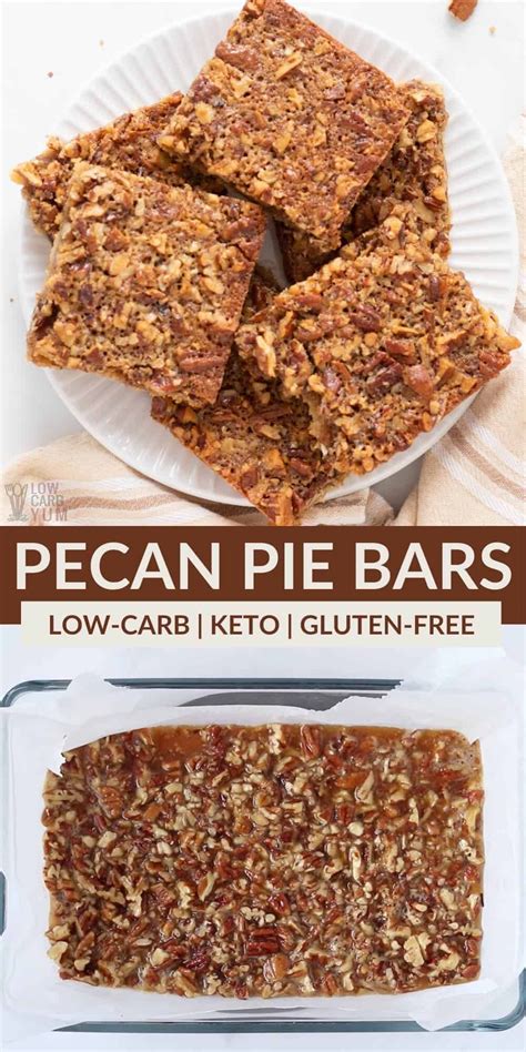 Keto Pecan Pie Bars Low Carb Yum Keto Dessert Easy Keto Desert Recipes Keto Pecan Pie