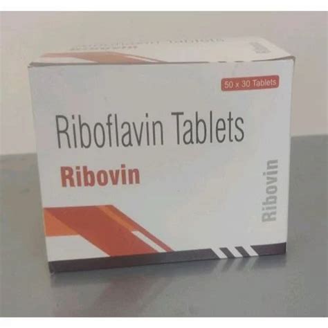 Ribovin Riboflavin Tablets 50x30 Tablet At Rs 110box In Hyderabad Id 2850299498791