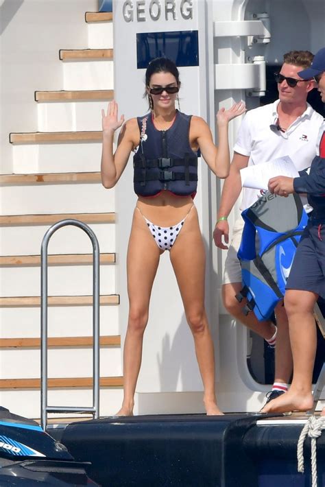 Kendall Jenner In Bikini At A Boat In Monaco 05 25 2019 Hawtcelebs