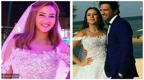 صور فستان زفاف إيمي سمير غانم يعود لشقيقتها ليالينا