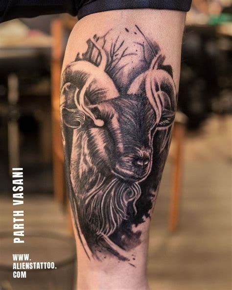 101 Best Goat Tattoos You Have Never Seen Before