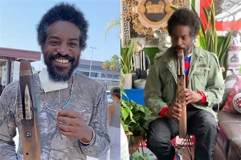 Best Moments Of Andre 3000 Playing A Flute In A City Near You