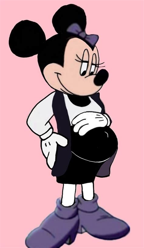 Minnie Mouse Pregnant Crop Top Version By Pinkcookies2000 On Deviantart