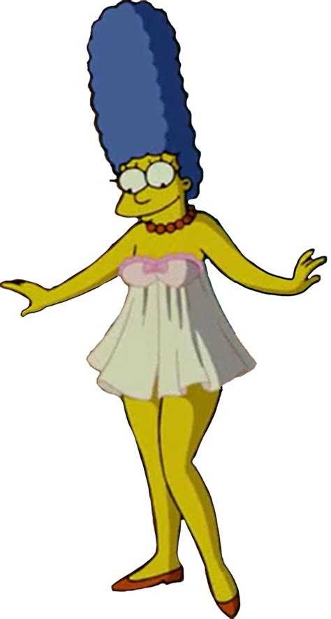 Marge Simpson In Her Sexy Nightwear Vector By Homersimpson1983 On