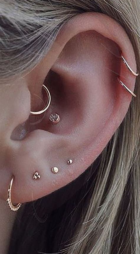 Cartilage Piercing Hoop Ring Ear Earrings MyBodiArt Com The