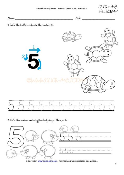 Make sure to check out all of our learning worksheets dealing with teach kids to tell time with this collection of printable time worksheets. Tracing numbers worksheets - Number 5