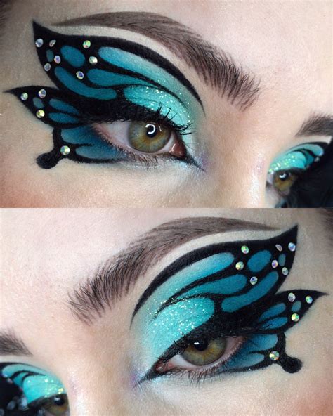 Butterfly Eye Makeup Blue Butterfly Mania
