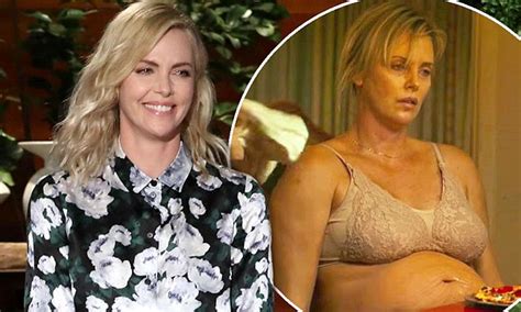 charlize theron on 50lb tully weight gain actress ate potato chips daily mail online
