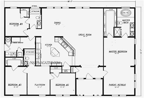 40x50 Barndominium Floor Plans With Shop Pole Barn House Plans