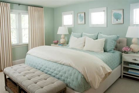 Seafoam Green Bedroom Features Lovely Coastal Design Hgtv