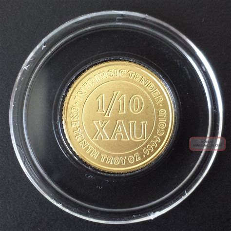Intrinsic Tender Xau 110oz Incuse Gold Round