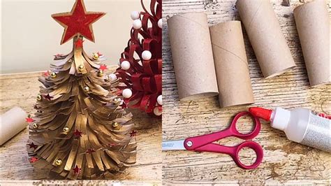 Tutorial Facilissimo How To Make Christmas Trees With Toilet Paper Roll