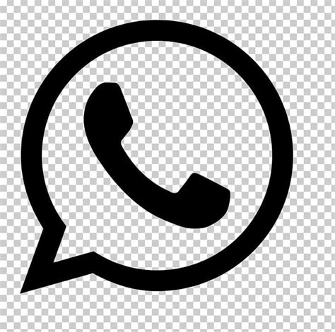 Whatsapp Logo Computer Icons Png Clipart Android Area Black And
