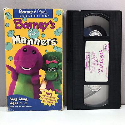 BARNEY FRIENDS Collection Best Manners VHS Video Tape Lyons Sing Along Songs PicClick UK