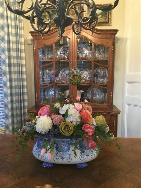 Pin By Sandra May ~ Harwell On ~ Blue And White ~ Dining Room Blue