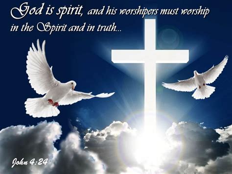 0514 John 424 God Is Spirit Powerpoint Church Sermon Templates