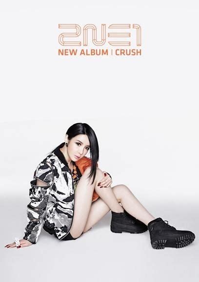 Yesasia 2ne1 New Album Crush Black Version Poster In Tube Cd
