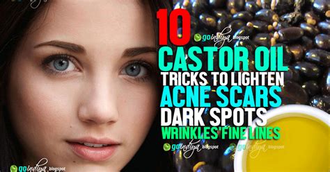 10 tricks to lighten acne scars dark spots with castor oil natural home remedies simple and