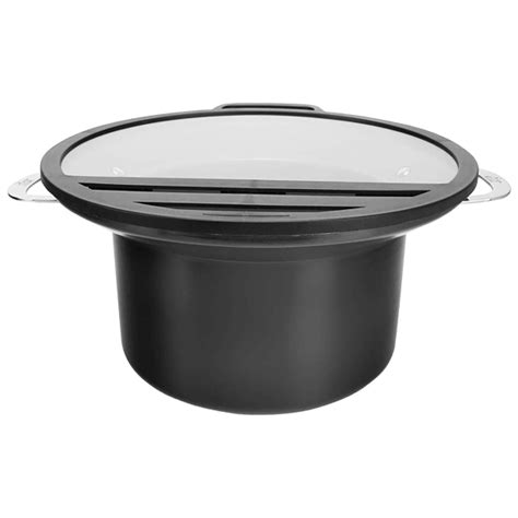 717 industries steamer basket, stainless steel mesh strainer compatible with instant pot and other pressure cookers, fits 6 & 8 quart pots (grey silicone handle) 4.7 out of 5 stars 246 $25.00 $ 25. Fusionware 6-qt Stock Pot With Lid and Colander/Strainer