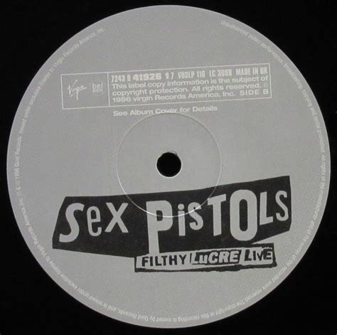 Пластинка Filthy Lucre Live Sex Pistols Купить Filthy Lucre Live Sex Pistols по цене 20000 руб