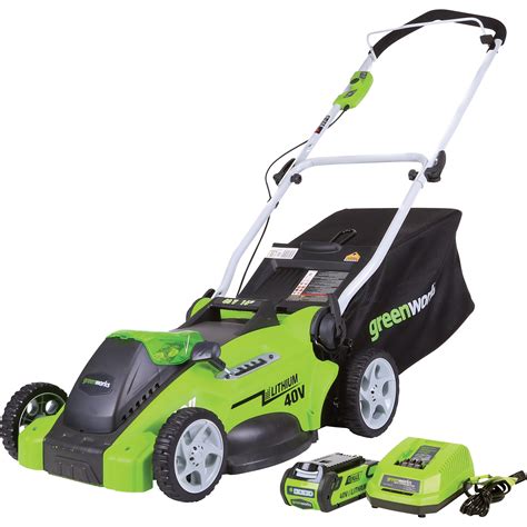 Here's how to charge and maintain them. Greenworks G-MAX 40V Cordless Lawn Mower — 16in. Deck ...