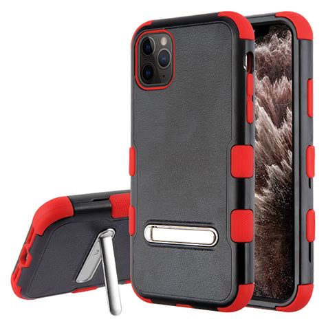 Military Grade Certified Tuff Hybrid Armor Case With Kickstand For