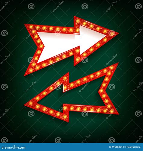 Vector Marquee Arrow Stock Illustration Illustration Of Direction