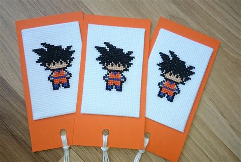 Goku Dragon Ball Bookmarks Cross Stitch By Dehira On Deviantart
