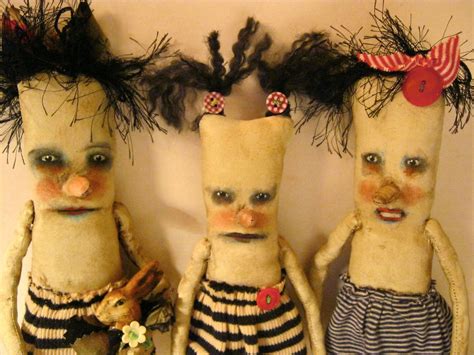 making art dolls art dolls creepy art folk art dolls