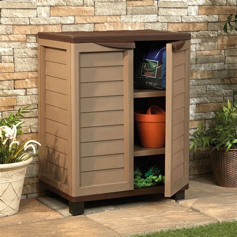 Garden Storage Cabinet With Shelves Outdoor Garden Shed Wooden Tool