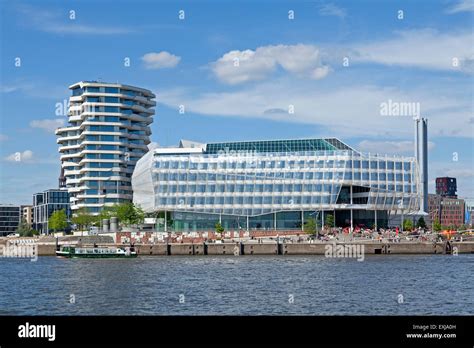 Marco Polo Tower Unilever House Harbour City Hamburg Germany Stock