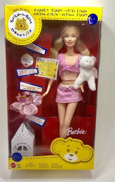Barbie Build A Bear Workshop Doll Mattel 2005 New In Box J0864