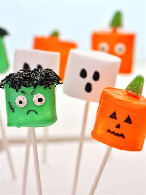 Halloween Marshmallows Mama Loves To Cook