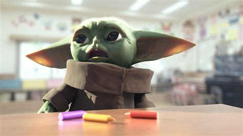 Baby Yoda Wallpaper Desktop 1080p