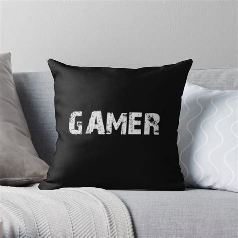 Gamer Throw Pillow By Sarchia Redbubble