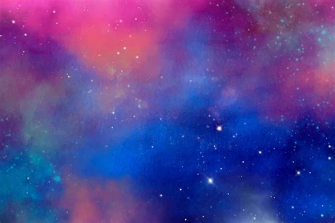Premium Vector Watercolor Galaxy Background