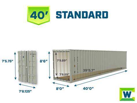 Shipping Container Dimensions Internal And External Container Dimensions