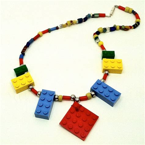 The Craft Tutor Make Jewelry With Legos Lego Jewelry Lego