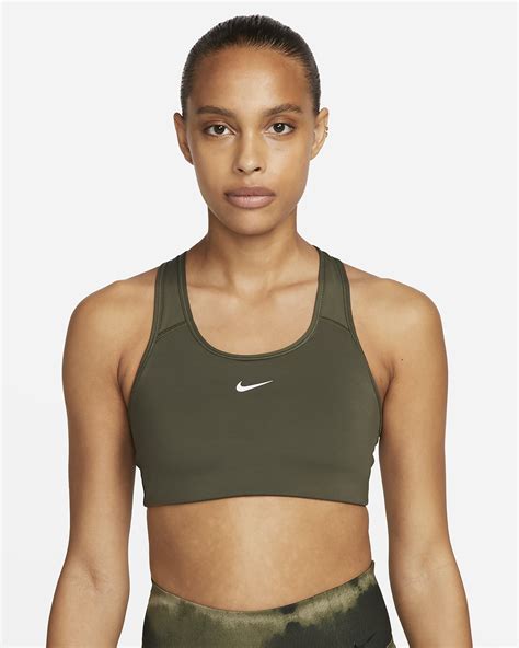 Nike Swoosh Womens Medium Support 1 Piece Pad Sports Bra Nike Dk