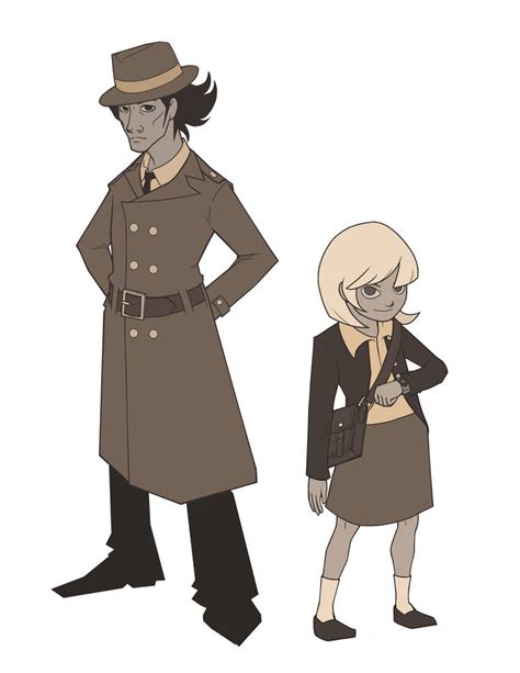 Noir Inspector Gadget And Penny By Nellufy On Deviantart