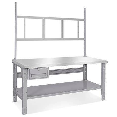 Deluxe Workstation Starter Table 72 X 30 Stainless Steel Top H 6342